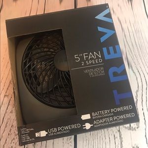TREVA 5” PORTABLE DESK FAN